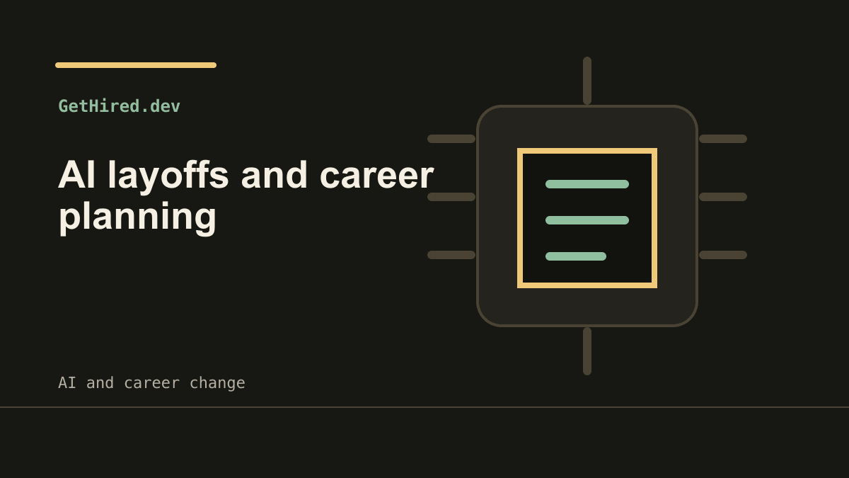 AI and career change