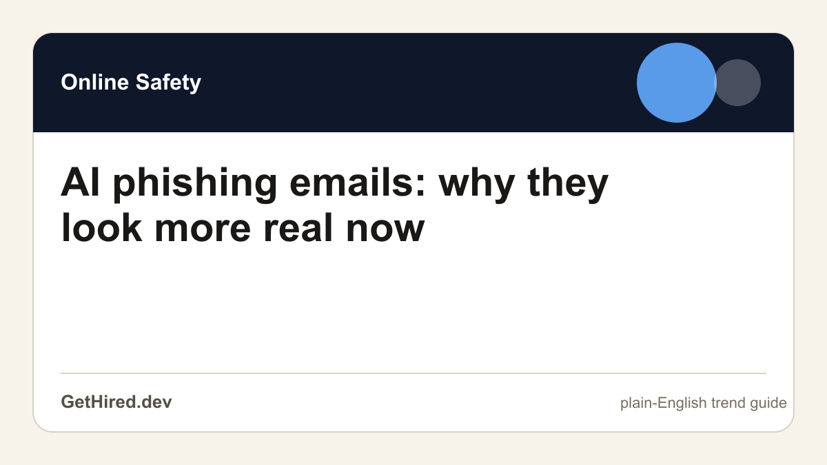 AI phishing emails: why they look more real now editorial illustration