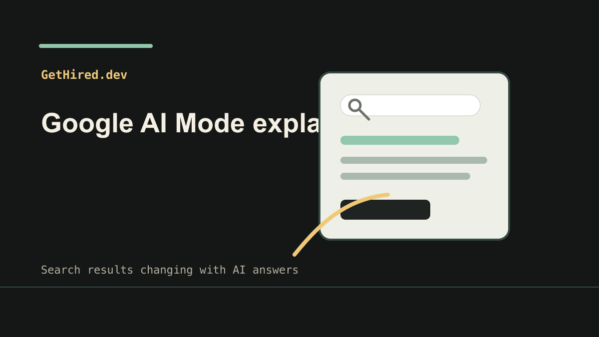 Search results changing with AI answers