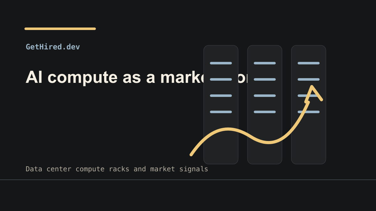 Data center compute racks and market signals